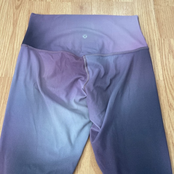 Lululemon Align High Rise 28” Purple and Gray Full Length Legging Pant Size 8 - Picture 10 of 10